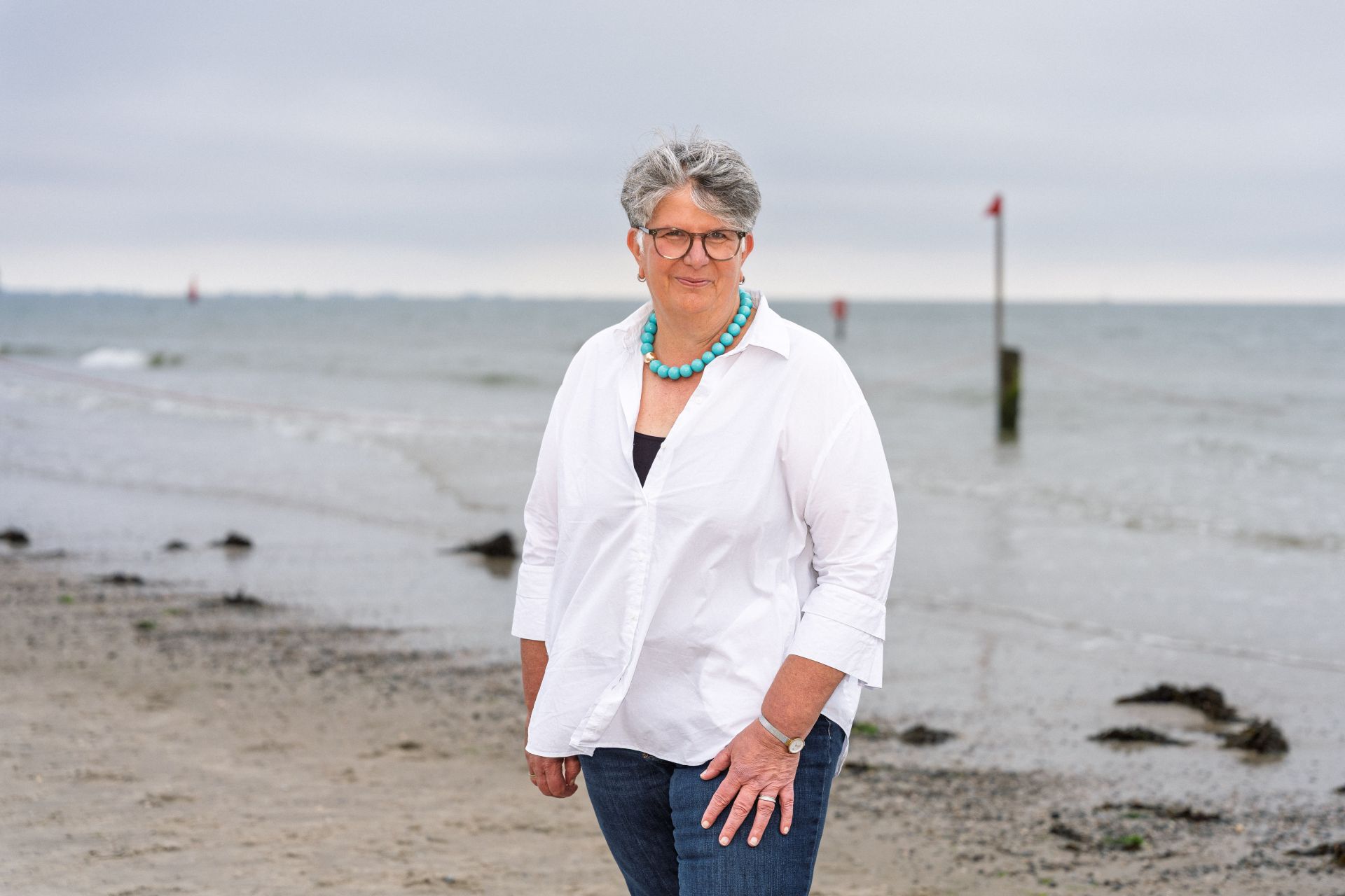 Silvia Selinger-Hugen auf Norderney